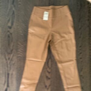 I.N.C faux leather pull on pants